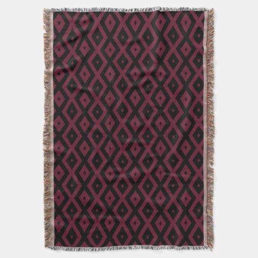 Couverture Motif bourguignon et diamant noir (devant Vertical)