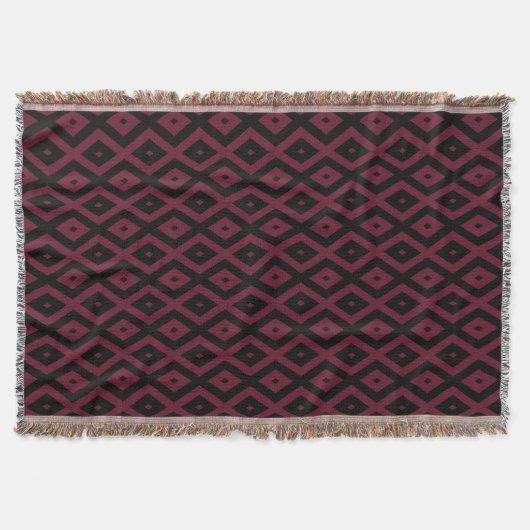 Couverture Motif bourguignon et diamant noir (Devant)