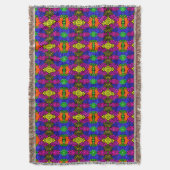 Couverture Motif brillant d'art Abstrait (devant Vertical)