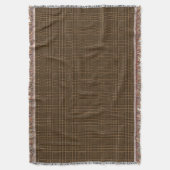 Couverture Motif Brown de Houndstooth Coche de verre (devant Vertical)