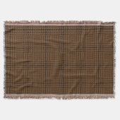 Couverture Motif Brown Houndstooth Glen Check (Devant)
