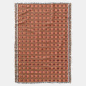 Couverture Motif Brown rouge complexe (devant Vertical)