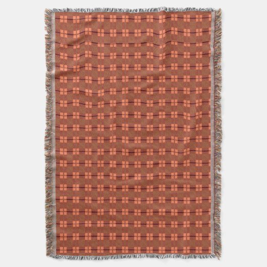 Couverture Motif Brown rouge complexe (devant Vertical)