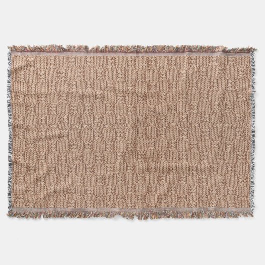 Couverture Motif Bubble Knit Stitch par Shirley Taylor (Devant)