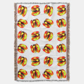 Couverture Motif Burger (devant Vertical)