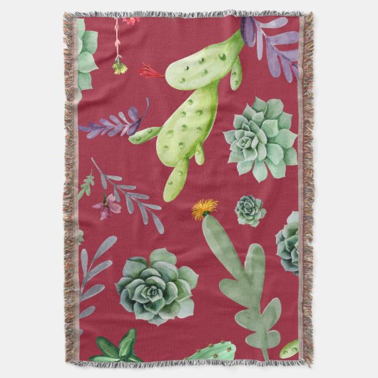 Couverture Motif Cactus 4 (devant Vertical)