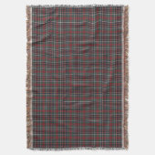 Couverture Motif carreaux rouge foncé vert bleu classique (devant Vertical)