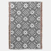 Couverture Motif carrelage marocain ornemental (devant Vertical)