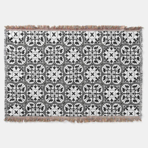 Couverture Motif carrelage marocain ornemental