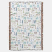 Couverture Motif célèbre de points de repère (devant Vertical)