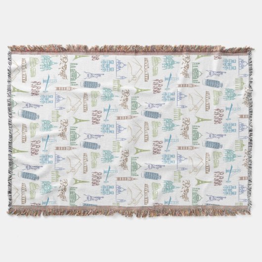 Couverture Motif célèbre de points de repère (Devant)