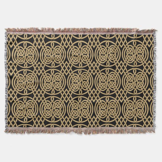 Couverture Motif Celtic Knot "Durrow" (Devant)
