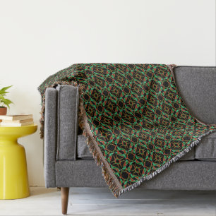 Couverture Motif celtique de guirlande de houx de Noël