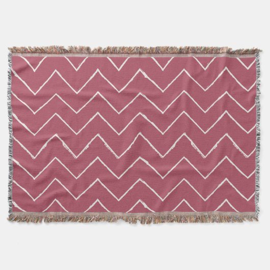 Couverture Motif Chevron dessiné à la main (Devant)