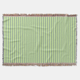 Couverture Motif Chevron zigzag dans les couleurs bleu vert