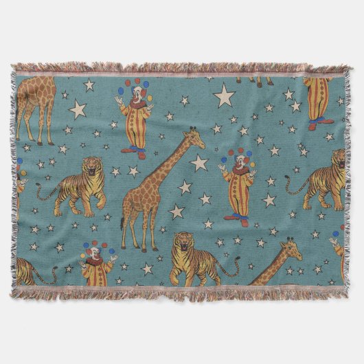 Couverture Motif cirque vintage (Devant)