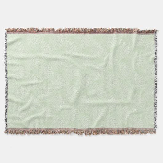 Couverture Motif classique de feuillage dans le blanc et le (Devant)