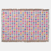 Couverture motif coloré Aztec Chevron (Devant)