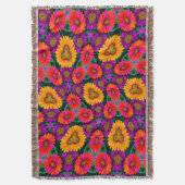 Couverture Motif coloré Daisy Bouquet (devant Vertical)