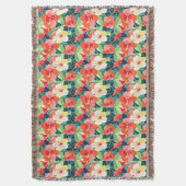 Couverture Motif coloré de ketmie (devant Vertical)