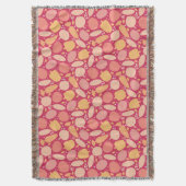 Couverture Motif coloré de légumes (devant Vertical)