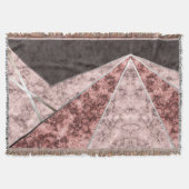 Couverture Motif combo gris rose. (Devant)