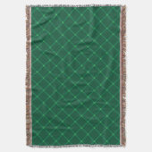 Couverture Motif contemporain en plaid vert foncé (devant Vertical)