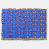Couverture Motif COOL bleu et jaune (Devant)