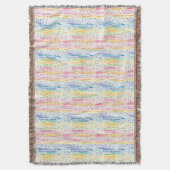 Couverture Motif couleur aquarelle avec points et rayures (devant Vertical)