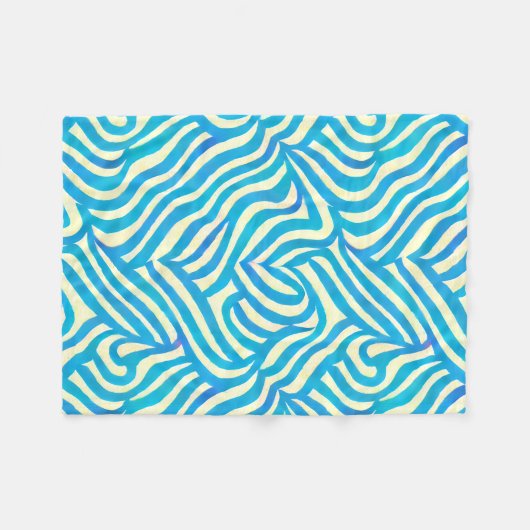Couverture Motif couleur bleu (Devant (Horizontal))