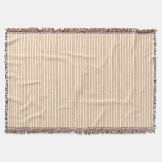 Couverture Motif crème rose deux tons (Devant)
