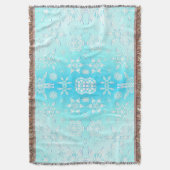 Couverture Motif Crystal Snowflakes (devant Vertical)