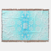 Couverture Motif Crystal Snowflakes (Devant)