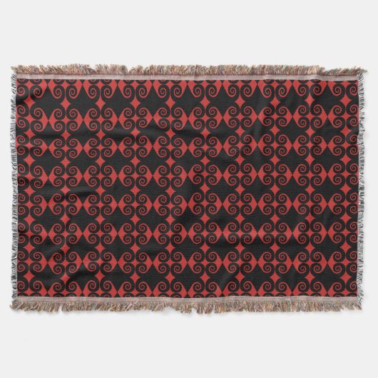 Couverture Motif Curly Diamond (Devant)