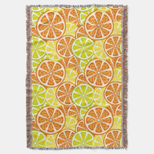 Couverture Motif d'agrume (devant Vertical)