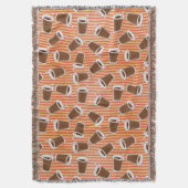 Couverture Motif d'aliments de préparation rapide (devant Vertical)