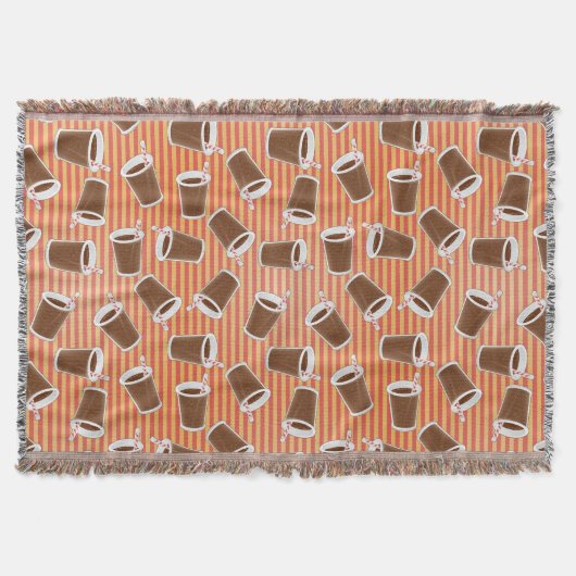 Couverture Motif d'aliments de préparation rapide (Devant)