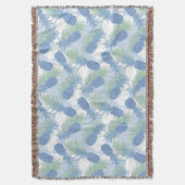 Couverture Motif d'ananas tropical Pastel (devant Vertical)