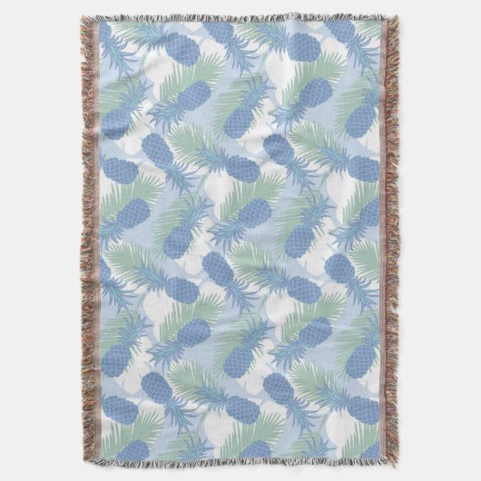 Couverture Motif d'ananas tropical Pastel (devant Vertical)