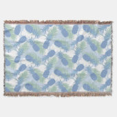 Couverture Motif d'ananas tropical Pastel (Devant)