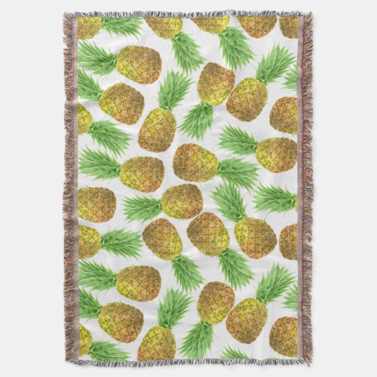 Couverture Motif d'aquarelle ananas (devant Vertical)