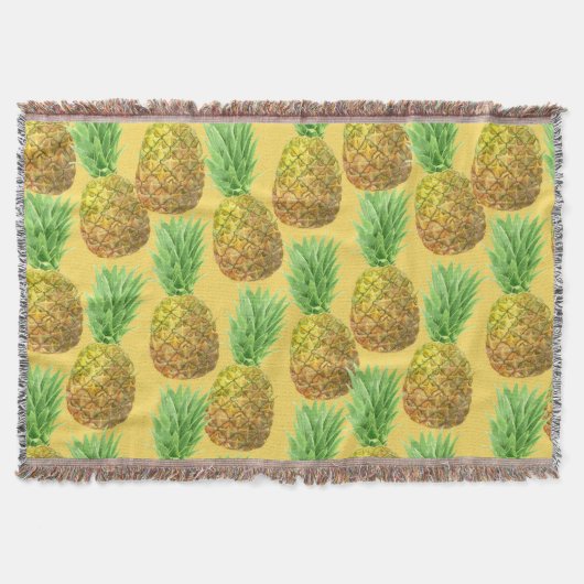 Couverture Motif d'aquarelle ananas (Devant)