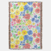 Couverture Motif d'aquarelle florale (devant Vertical)