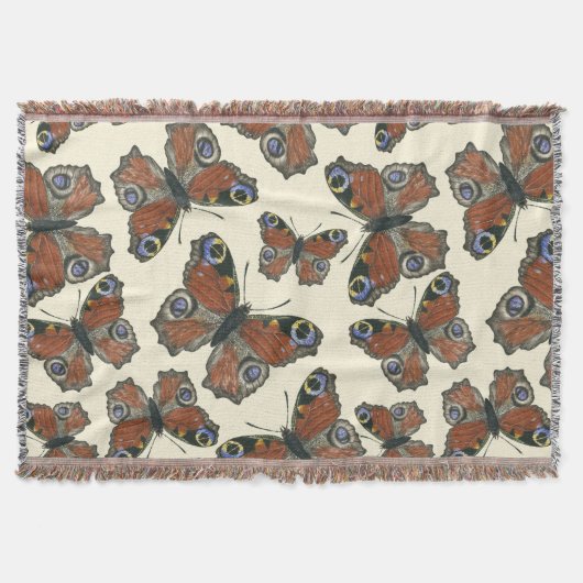 Couverture Motif d'aquarelle papillons (Devant)