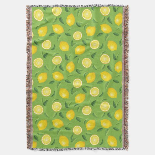 Couverture Motif d'arrière - plan de citrons (devant Vertical)