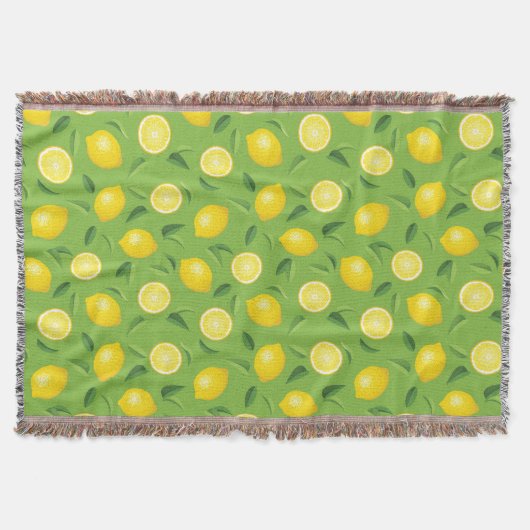 Couverture Motif d'arrière - plan de citrons (Devant)