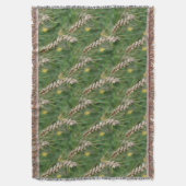 Couverture Motif d'art naturel de l'herbe séchée d'été (devant Vertical)