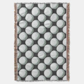 Couverture Motif de balle de golf peint (devant Vertical)