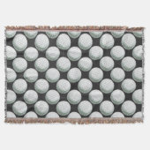 Couverture Motif de balle de golf peint (Devant)