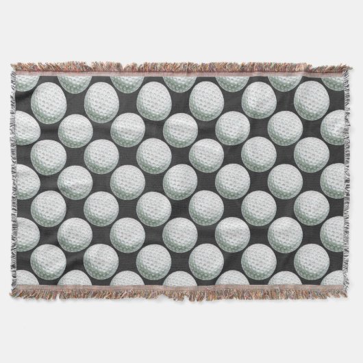Couverture Motif de balle de golf peint (Devant)